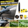 thumbnail image 3 of Home High-Pressure Car Wash Water Gun, Upgraded Car Wash Water Gun Garden Hose Sprayer, Adjustable Spray Patterns, for Watering Plants and Vegetables, and Car Washing (Pacifier Interface), 3 of 5
