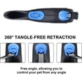 thumbnail image 4 of Correa retráctil para perros de 8 m, correa retráctil para perros grandes, correa de entrenamiento automática para perros de hasta 50 kg (110 lbs), color azul., 4 of 5