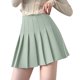 thumbnail image 1 of Gibobby Plisado Mini Falda De Las Falda plisada sólida para mujer y niña, falda básica, falda de diseño Aline(Verde， M), 1 of 4