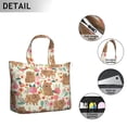 thumbnail image 3 of Whimsical Dog Print Travel Bag, Funny Puppy Pattern Weekender Tote, Lightweight Duffel for Animal Lovers, 3 of 5