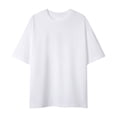 thumbnail image 1 of Camisas de Manga Corta de los Hombres Color Sólido de Ajuste Cuello Redondo Tops Casuales, Verano Y Primavera, Camisas Casuales de los Hombres, 1 of 4