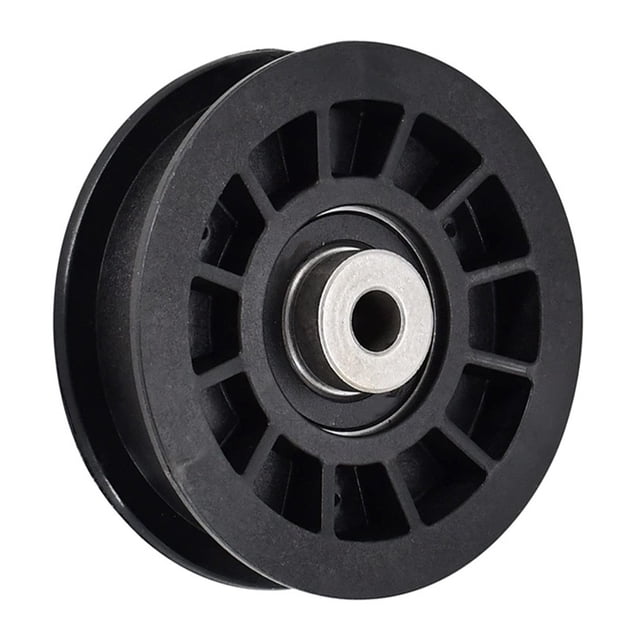 Flat Idler Pulley Smooth Reliable Performance Enhanced Performance Black