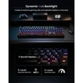 thumbnail image 4 of wegear Portable Mechanical Gaming Keyboard RGB Backlit wired Keyboard for Windows Laptop PC, 4 of 10