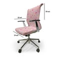 thumbnail image 4 of Ambesonne Sweets Office Chair Cover Stretchable High Back, Creative Delicious Fruit, Pale Pink Magenta Mint, 4 of 6