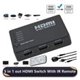thumbnail image 2 of 1080P HDMI-Compatible Switcher 5 in 1 Out HDMI Switch Adapter for HDTV DVD HDMI Splitter, 2 of 7