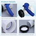 thumbnail image 4 of Adaptador universal para tanque de agua IBC, válvula de control de salida de contenedor de tanque IBC para soluciones químicas, soluciones ácido-base, solventes orgánicos, válvula de aleta DN40 de 62, 4 of 6