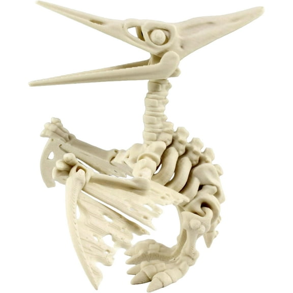 PowerTRC 3D Printed Skeleton Pteranodon – Prehistoric Collectible Articulating Dinosaur 3D Figurine Desk Decoration for Teens and Adults, Made in USA