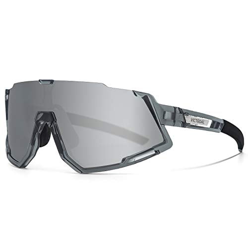 Sports Sunglasses Polarized UV400 Protection w/3 Interchangeable Lenses 