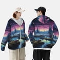 thumbnail image 4 of Lsque Fantasy Landscape Starry Night UPF 50+ Lightweight Sun Protection Men's Women's Long Sleeve Shirt, Hoodie Performance -Medium, 4 of 9