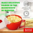 thumbnail image 7 of Rapid 1-Piece Cup Noodle/Soup Bowl with Lid,   Microwave Soup & Noodles in Minutes, Dishwasher-Safe, Microwaveable, & BPA-Free, 7 of 7