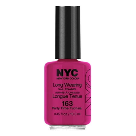 (6 Pack) NYC Long Wearing Nail Enamel -  Party Time (Nyc Marathon Best Time)