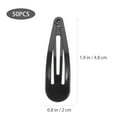 thumbnail image 2 of CTIRCHIU 50Pack Hair Accessories for Women Hair Clips Snap Hair Clips in Black, 2 of 8