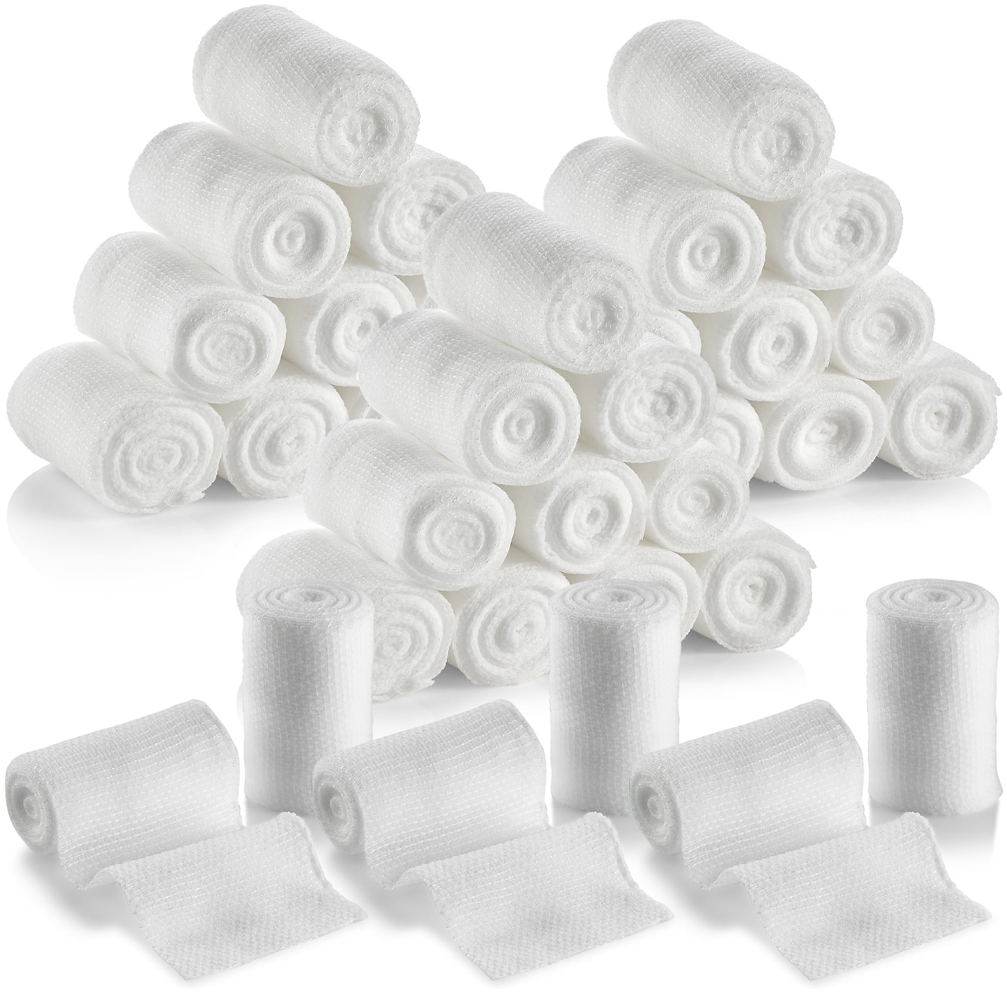 MEDca Bandage Rolls 36 Count, 2" x 4.1 Yds Medical Grade Gauze
