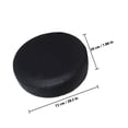 thumbnail image 2 of HONMEET 2pcs Boat Trailer Tire Covers Black PVC Protective Cover for Car Owners, 2 of 8