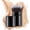 Round Retractable Kabuki Brush, variant on Kabuki Brush Retractable - Makeup Kabuki Foundation Brush Travel for Liquid, Blush, Loose & Cream Bronzer Blending, Buffing Cruelty-Free Makeup Brushes with Cover Mini (Black)