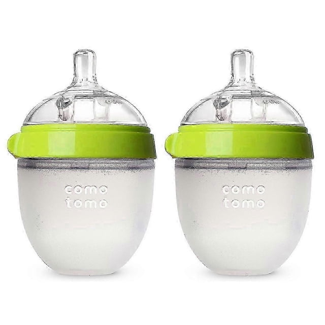 Silicone 5oz Bottle (green, 2-pack) - Quality Solution For Your Daily Needs