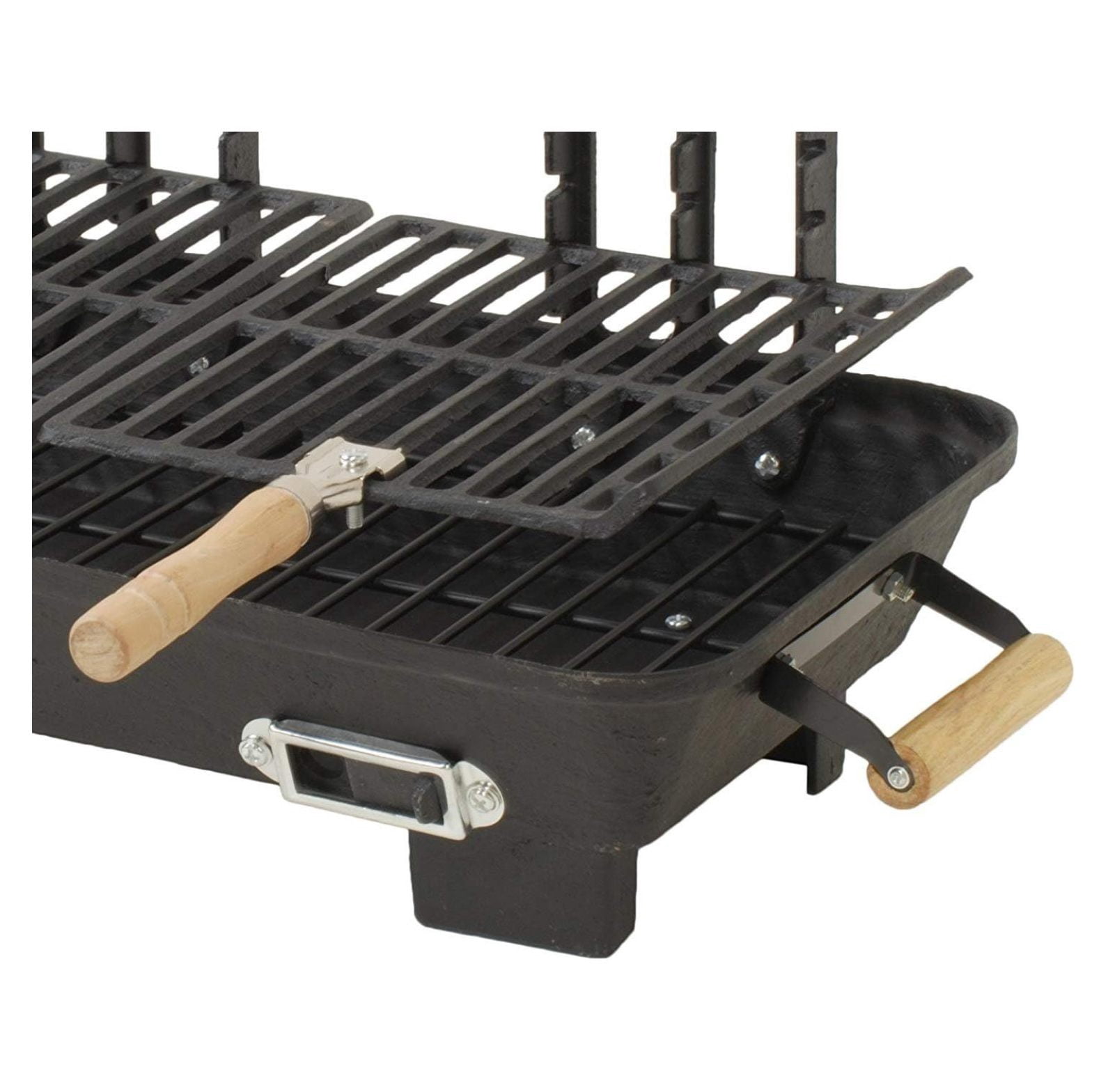 30052AMZ Kay Home Product's Cast Iron Hibachi Charcoal Grill, 10 by 18-Inch (Limited Edition)