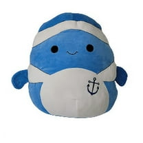 Squishmallows Official Kellytoys Plush 8 Inch Ricky the Blue Clown Fish Ultimate Soft Animal Stuffed Toy