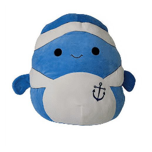 Squishmallows Official Kellytoys Plush 8 Inch Ricky the Blue Clown Fish Ultimate Soft Animal Stuffed Toy