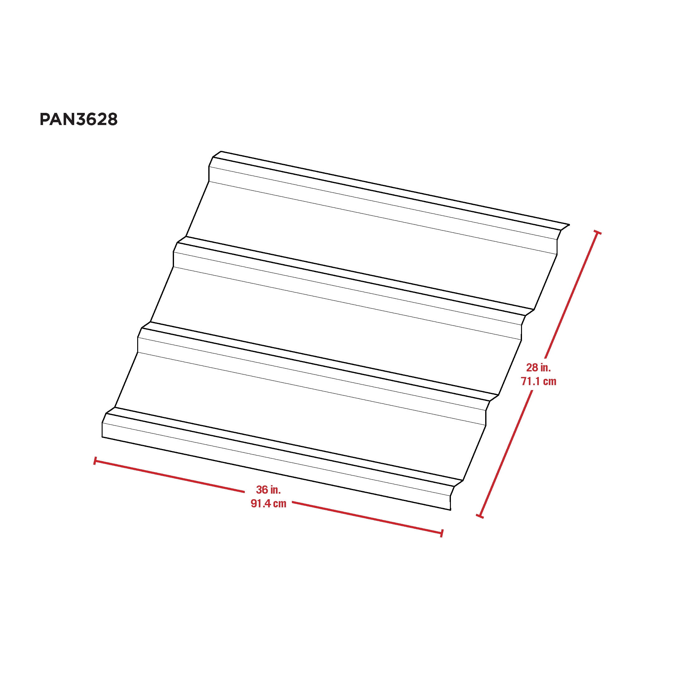 Arrow 2 x 3 ft Charcoal Steel Panels For Diy Roof Or Wall Projects
