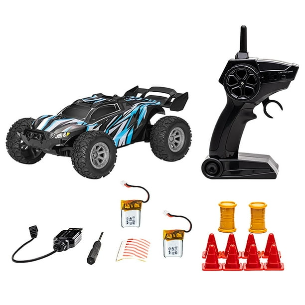 1:32 RC Car 2.4G Drift Buggy Car Rock Crawler Car Alta Velocidad Todoterreno Niños RC S658 2 Baterías