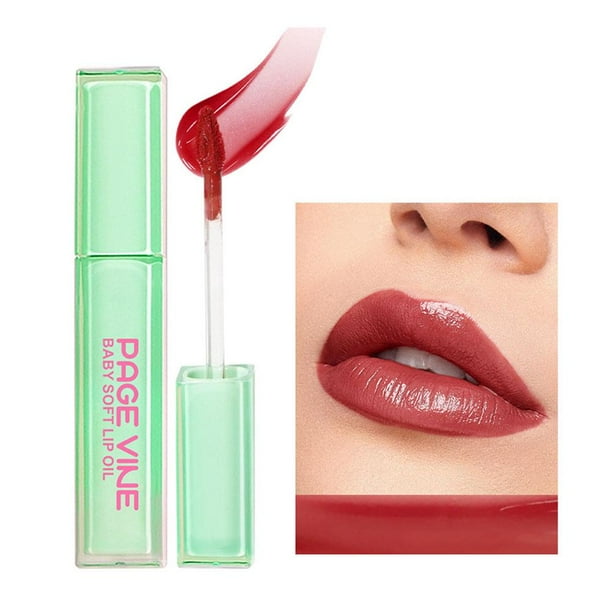 Wartleves Tubo cuadrado de brillo de labios de larga duración de 3 ml, ¿brillo de labios con acabado espejo?