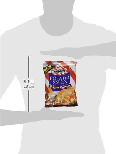 Tgi Friday S Potato Skins Snack Chips Bacon Ranch 3 0 Oz 6 Count Walmart Com Walmart Com