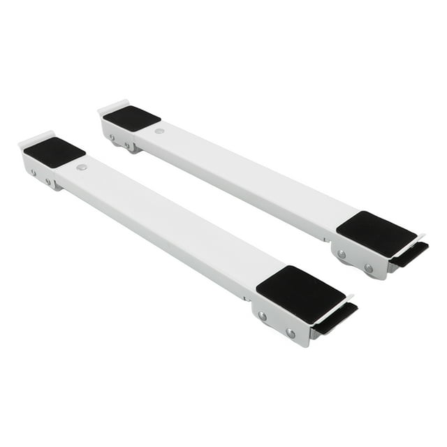 Outil de Déménagement pour Armoire, Rouleau d'Appareil de Meubles 2 Pcs Rouleau d'Appareil en Acier Support de Machine à Laver Réglable Performance Éprouvée
