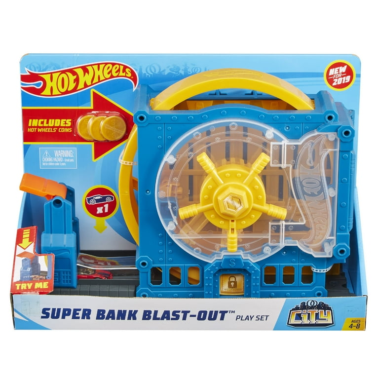 Hot Wheels City Super Bank Blast-Out 