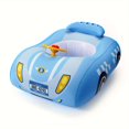 thumbnail image 2 of 1Pc Sports Car Shape Swimming Ring with Steering Wheel-, 2 of 8