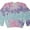 Cotton Candy, variant on Tie-Dye Crew Neck Sweatshirt Adult Colortone Men Sizes S to 3XL Unisex Fleece