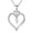 V Silver, variant on A heart-shaped letter necklace, made of 925 sterling silver and plated with 14K gold, featuring the letters A-Z in heart shapes. A perfect jewelry gift for a mother or wife.