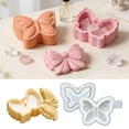 thumbnail image 3 of Food Grade Silicone Bow Craft Molds Decorative Bowl Storage Containers for Succulent Art Projects Non-Stick Easy Demold Dishwasher Safe Reusable, 3 of 7