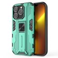 thumbnail image 1 of SaniMore for iPhone 14 Pro 6.1" 2022 Case with Hidden Bracket, Manetic Car Mount Hybird Heavy Duty Protective Tri-layer Shockproof Drop-proof Cover For iPhone 14 Pro 6.1" 2022, Green, 1 of 7