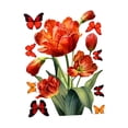 thumbnail image 3 of Adhesivos de Ventana con Diseño Floral Y Primaveral, Decoración Estática para Interiores, 3 of 9