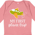 thumbnail image 4 of Inktastic My First Plane Trip Airplane Travel Boys or Girls Long Sleeve Baby Bodysuit, 4 of 5
