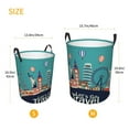 thumbnail image 5 of Kll Let'S Go Travel Waterproof Foldable Laundry Hamper Bucket With Handles For Storage Bin,Kids Room,Home Organizer (Small), 5 of 8