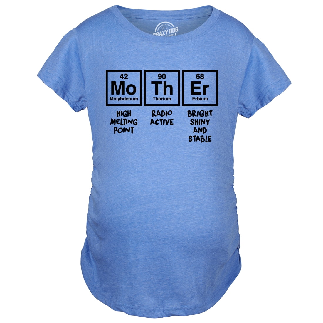 Maternity Periodic Mother Pregnancy Tshirt Funny Science Tee 