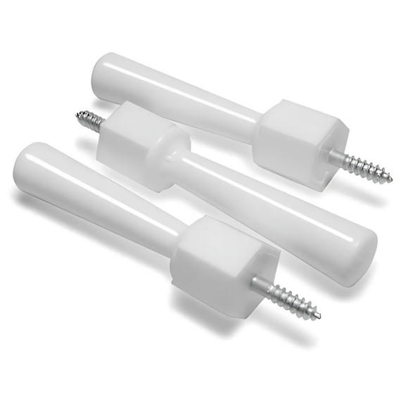Mommy's Helper Soft Jamb Door Stops Blister - White (1-Pack of 6)