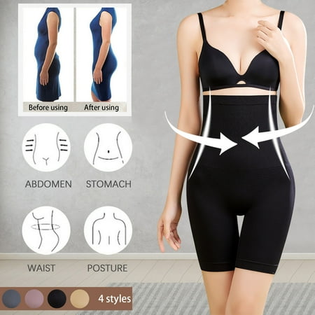 Aueoeo Shapewear Bodysuit for Women Butt Lifter Panty Hi-Waist Trainer Stomach Body Shaper Slimming Girdles