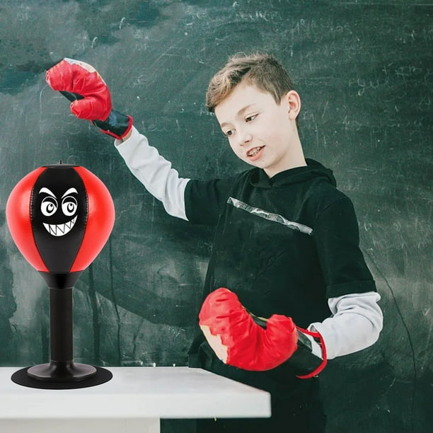 VessEn Sac De Frappe De Bureau Punching Ball - Soulagement Du Stress Portable Pour Enfants Et Adultes