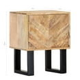 thumbnail image 6 of vidaXL Bedside Cabinet 15.7"x11.8"x19.7" Solid Mango Wood, 6 of 10