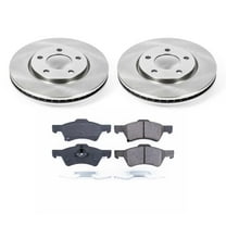 Ultimate Brakes Front Semi-Metallic Brake Pad and Rotor Kit with Hardware WM80789