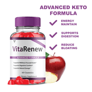 (2 Pack) VitaRenew Advanced Multivitamin Keto ACV Formula Gummies, Vita Renew Maximum Strength Daily Vitamin Gummy (120 Gummies)