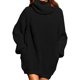 thumbnail image 2 of Vestido de punto tipo jersey, vestido de suéter de cuello alto, vestido de suéter largo, vestido de suéter de cuello alto, estética elegante, 2 of 6