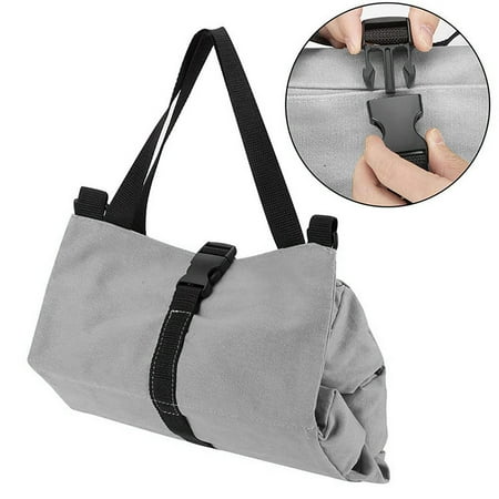 

Fuieoe Thick Canvas Bag Portable Tool Bag Large Capacity Multi-Function Roll Bag Wear Organization and Storage Storage Bags