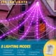 thumbnail image 3 of Lámpara con diseño de telaraña ININ Halloween 200 LED, color morado, 3 of 7