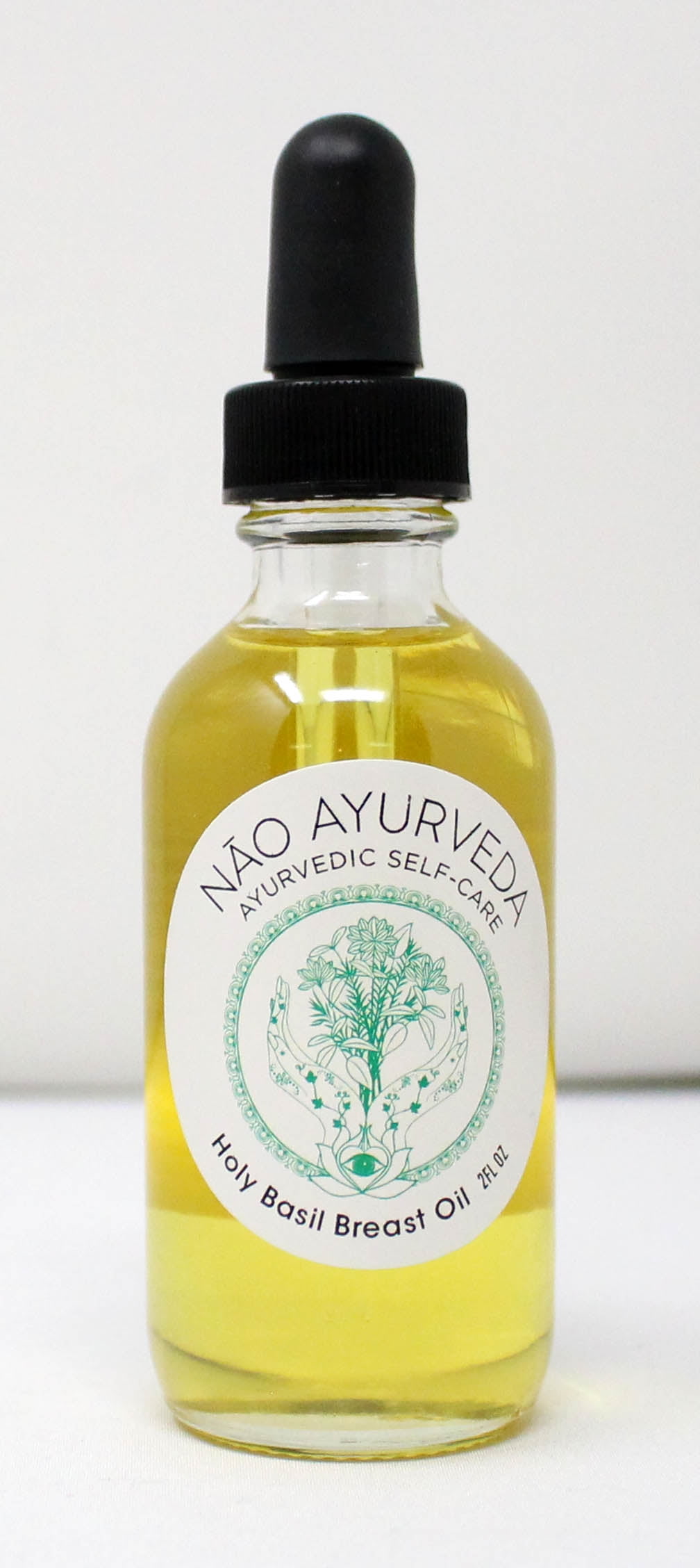NAO AYURVEDA Holy Basil Breast Oil 2 Ounce