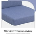 thumbnail image 5 of Aoodor 4-Piece Outdoor Chair Cushion 45 x 22 x 4 Inch Seat Cushion - Dark Blue, 5 of 8