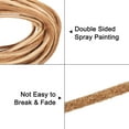 thumbnail image 3 of 5.5 Yard 2mm Flat Leather Cord, Leather Lacing Strips for DIY Crafting Light Brown, 3 of 6